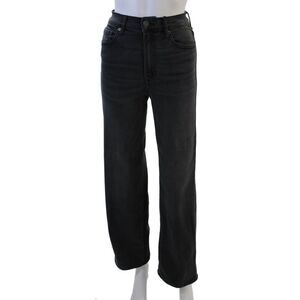 Hidden Womens Straight Black High Rise Jeans Juniors Size 24